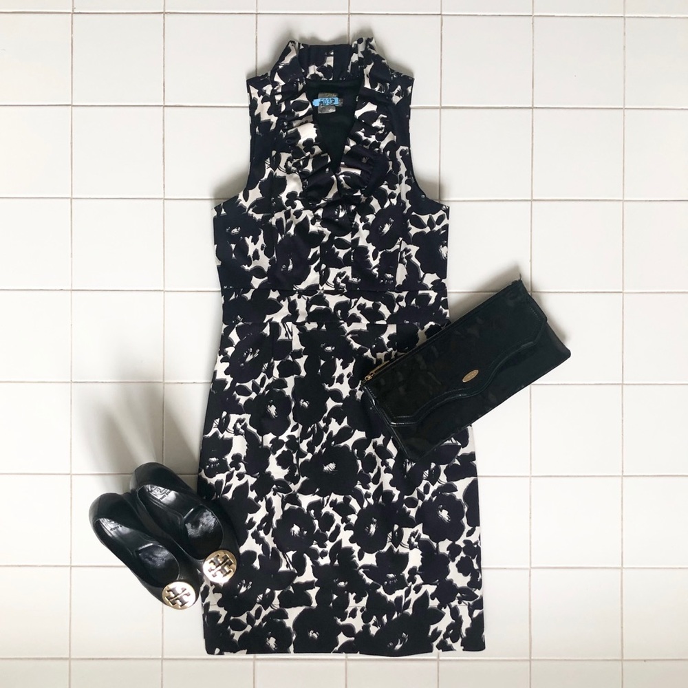 Ruffle Collar Taylor Dress
